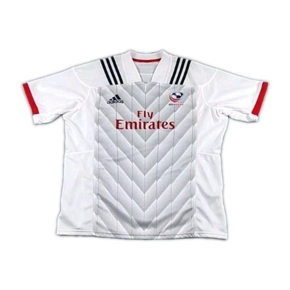 NWT Adidas USA Rugby Fly Emirates Performance Soccer Jersey Mens Sz XXXL